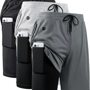 Men's 2-in-1 Workout Shorts with Compression Liner
