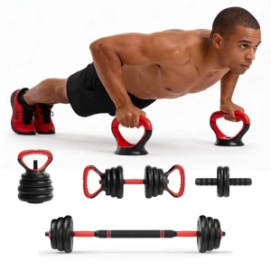 5-in-1 Adjustable Dumbbell Set up to 110LB