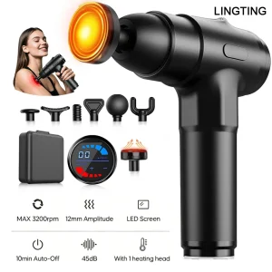 Heated Massage Gun Deep Percussion Neck and Back